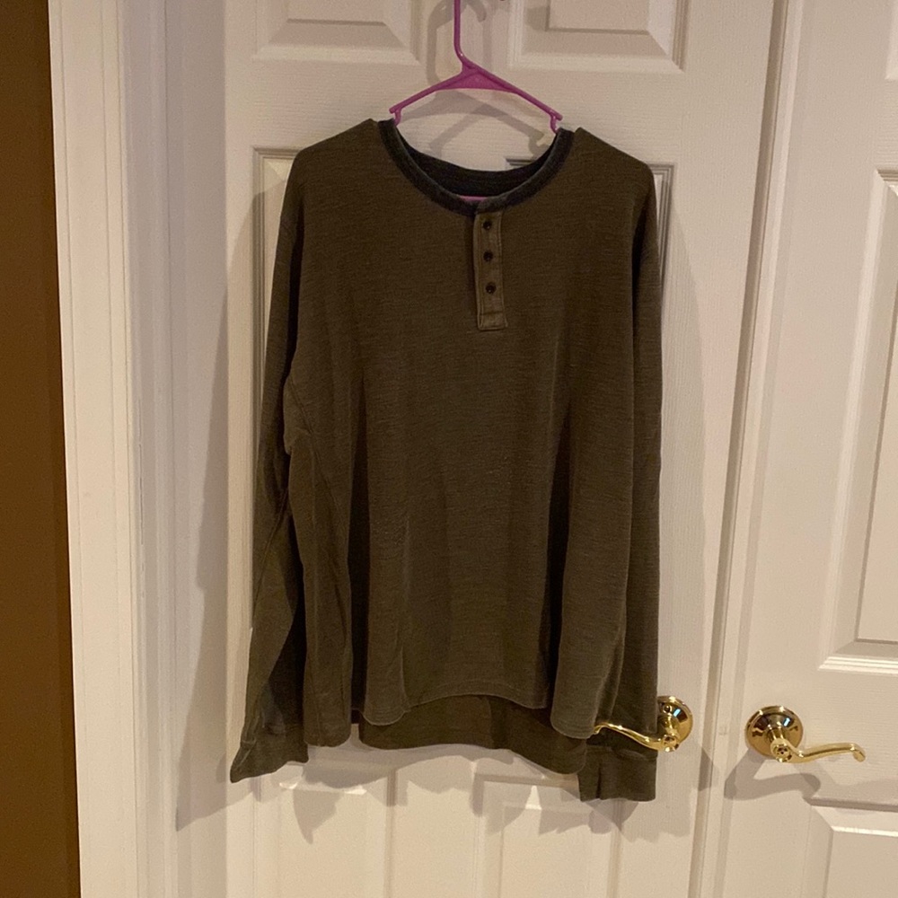 Lucky brand xxl long sleeve Henley shirt